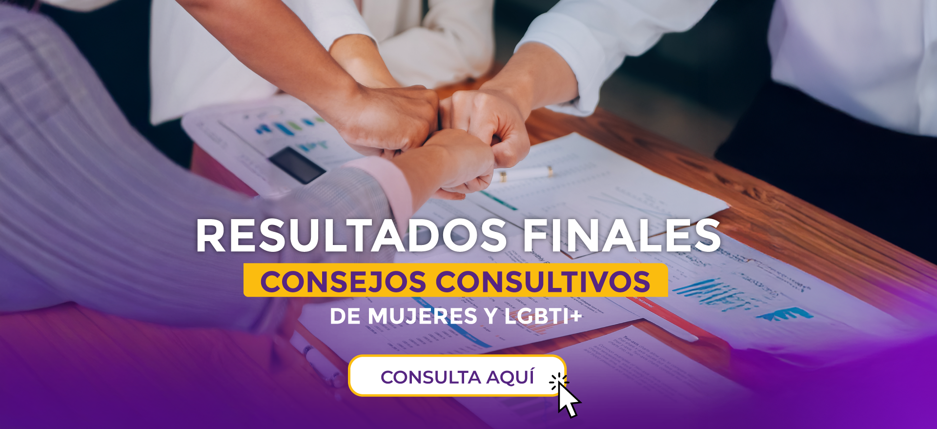 Resultados Finales de los Consejos Consultivos de Mujeres y LGBTI+.